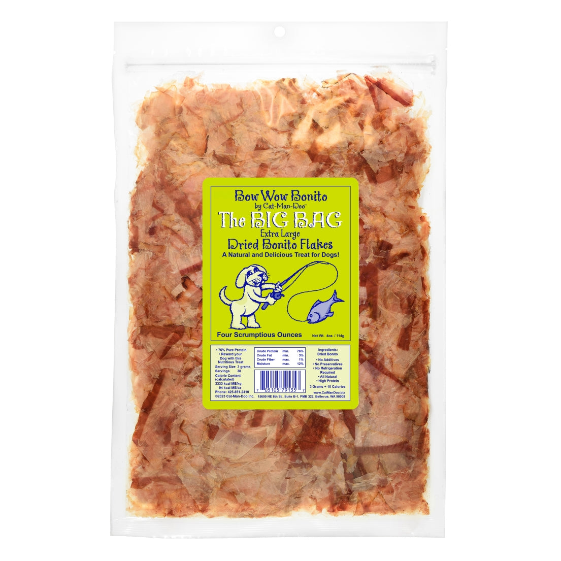 Cat-Man-Doo XL Bonito Flakes Dog 114g