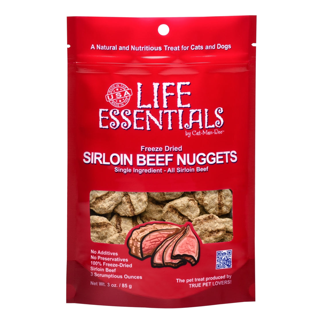 Life Essentials Freeze Dried Sirloin 85g